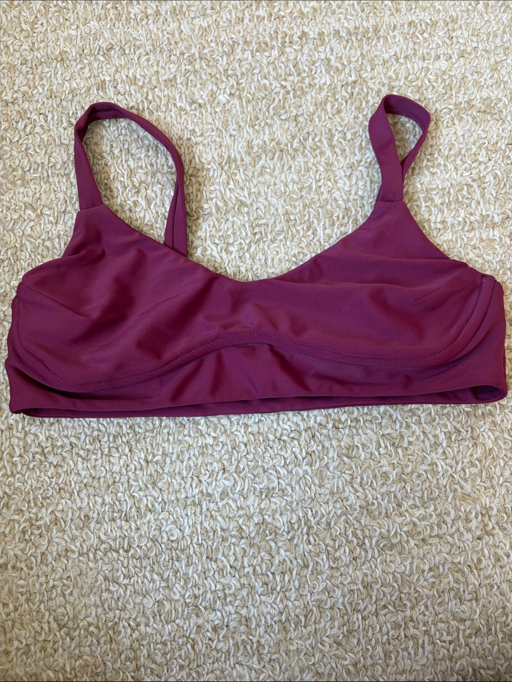 Benoa bikini top, size large